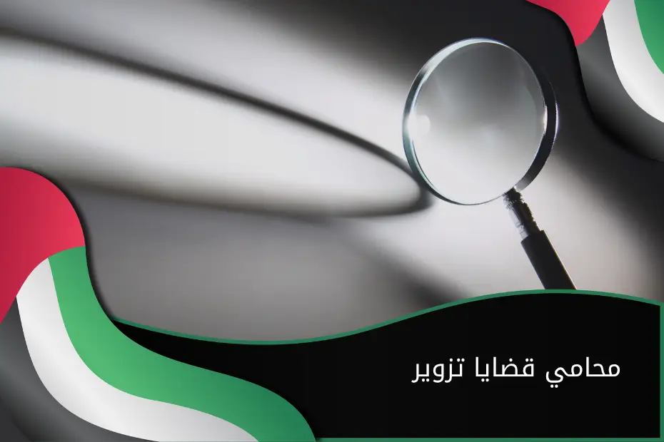 محامي قضايا تزوير الإمارات